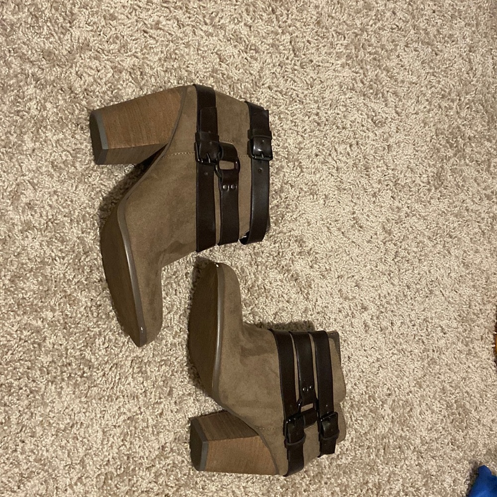 Booties, only worn twice!